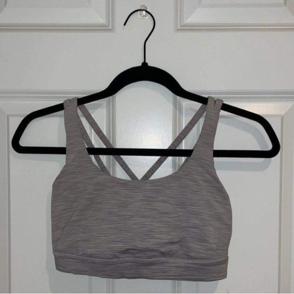 Lululemon Energy Bra - Size 6 Gray